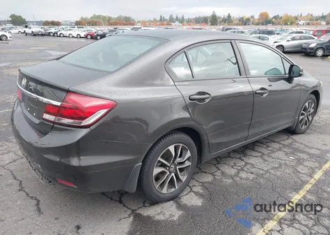 2013 Honda Civic Ex-L из США, поврежденный, VIN 19XFB2F91DE215244